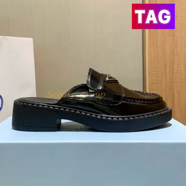 

monolith designer prad loafer women casual shoes loafers platform sneakers shoes chocolate glossed-leather black brushed leather plus cloudb