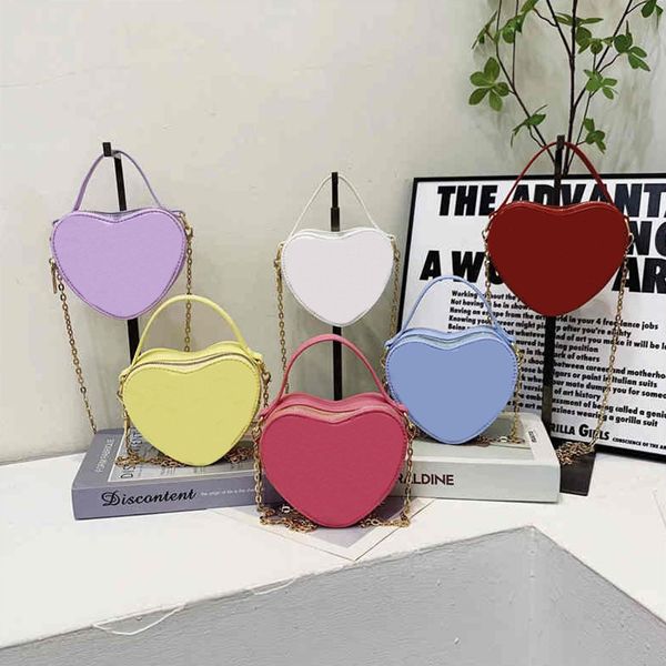 

baby kids designer handbags tote heart girls mini princess purses children fashion letter printing casual shoulder bag christmas gifts 6colo, Black