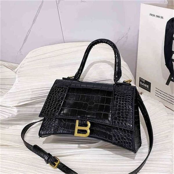 

handbag 2023 fashion women's bag leather quality handbag stone pattern simple letter texture tide messenger bag
