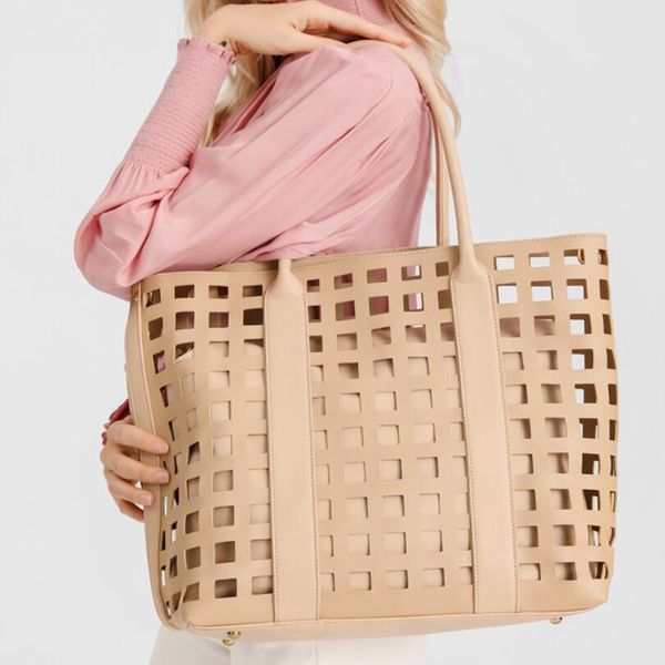 

fashion bag women's tote bag cut-out design 2-piece handbag