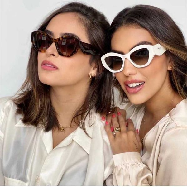 

sunglasses 2023 new p's cat's eye taken on women's ins street. the same 07ys sunglasses are delivered with glasses belts, White;black