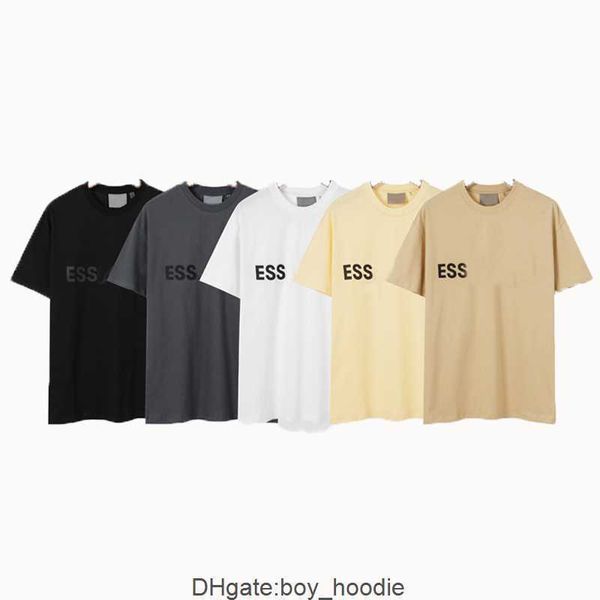 

ess fashion tshirts crew neck casual t-shirts men women leisure style summer short sleeve letter shirts 3xl 4xl rcxp, White;black