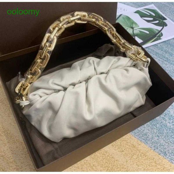 

bottegs venets the pouch 2023 trendy women's dumpling portable cloud bag soft cowhide chain single shoulder pleated underarm