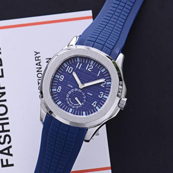 

newly arrival sport 43mm quartz mens watch dail rubber strap with date wristwatches 17colors watches215s, Slivery;brown