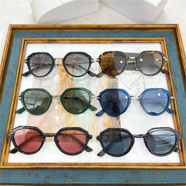 

sunglasses 2023 new p family women's net red same personalized round frame small face sunglasses spr05ys, White;black