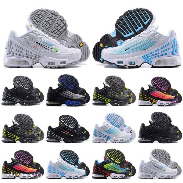 

tn plus 3 iii tuned chaussures kids shoes girls triple black og baby children trainers sneakers sports runners