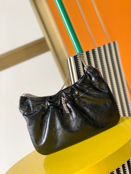 

2023 new brand name single cloud bag handbag clamshell cross-body purse gift box metal logo 5a quality