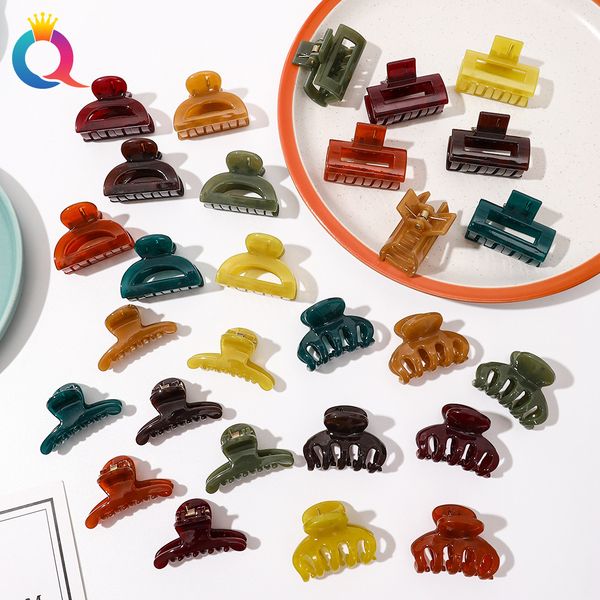 

jelly transparent mini hair claw ribbon cute hair pins accessories for women trends small claw clip headdress girl gifts 1901, Slivery;white