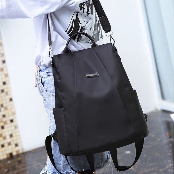 

school bags fashion anti theft backpack women casual waterproof for teenage girl multi function shoulder bag travel rucksack 230313