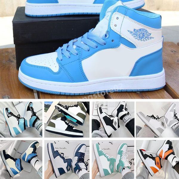 

jumpman 1 basketball shoes 1s mens womens university blue heritage panda patent high og dark mocha mid carbon fiber pink dutch gree b9