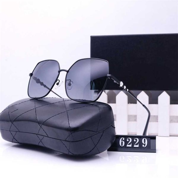

sunglasses 2023 new overseas sunglasses men's and women's polarized fashion driving glasses 6229, White;black