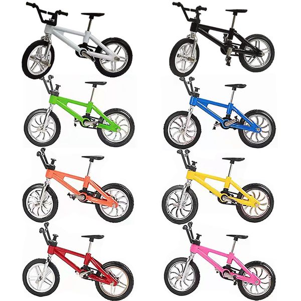 

1:18 creative mini bicycle models toy cars finger toys simulation metal mountain bike home decorations desk ornaments party gifts for childr