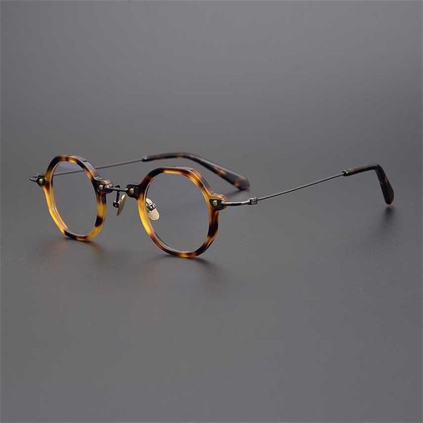 

sunglasses 2023 new elegant transparent color japanese high-grade irregular round glasses full frame literary myopia men and women don', White;black