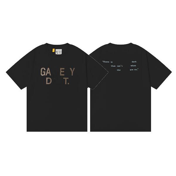 

gold letter printed t shirts men black loose high street women tees lovers casual short sleeve, White;black
