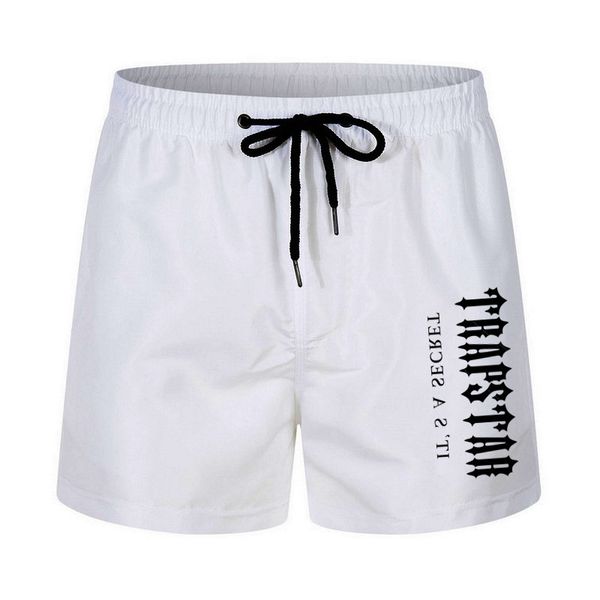 

summer beach shorts mens shorts fitness bodybuilding breathable quick drying short gyms men casual joggers knee leng 4xl sweatpants, White;black