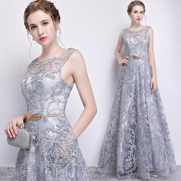 

luxury red prom dresses sheer neck evening formal party second reception birthday engagement gowns elegant plus size arabic aso ebi mother o, Black