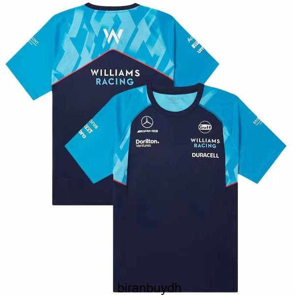 

cycling men's t-shirts 2023 f1 team formula one t shirt williams racing training jersey official website sale gt large size s--5xl, White;black