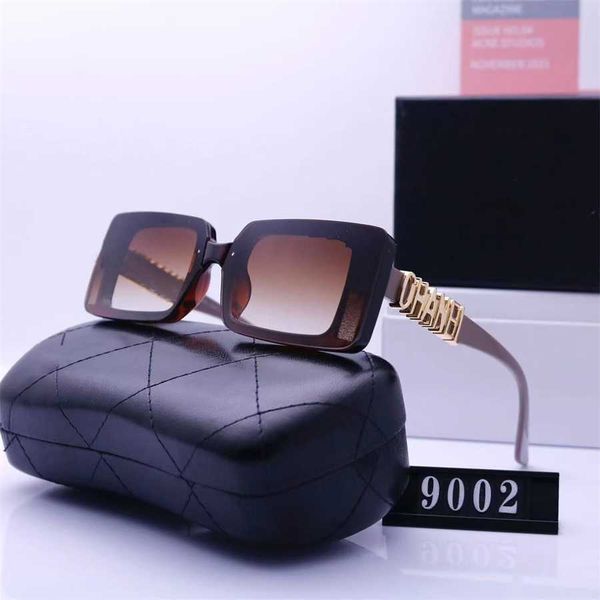 

sunglasses 2023 new overseas men's and women's sunglasses travel box glasses 9002, White;black