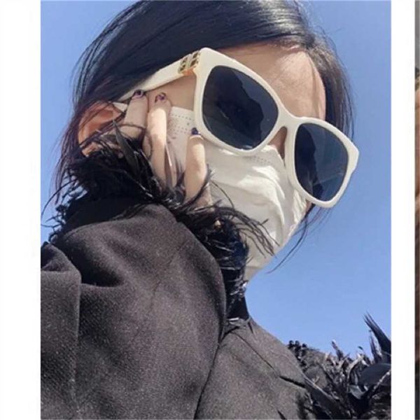 

sunglasses 2023 new paris brand wind ins board big square thin the same sunglasses bb0104, White;black