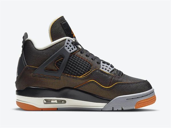 

new release basketball shoes mens jumpman 4s sail smoke grey starfish outdoor sneaker trainers designer sports sneakers size us5.5-13 with o