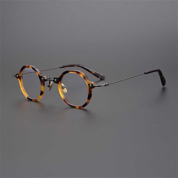 

sunglasses 2023 new elegant transparent color japanese high-grade irregular round glasses full frame literary myopia men and women don', White;black