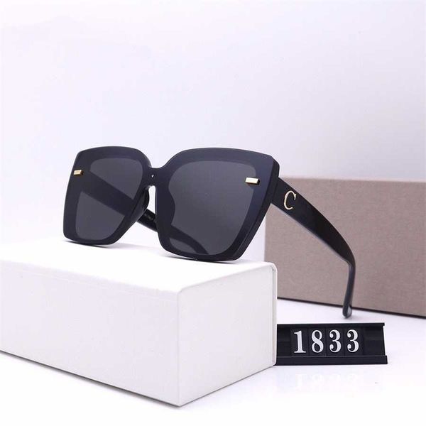 

sunglasses 2023 new women's frameless driving trend 1833, White;black