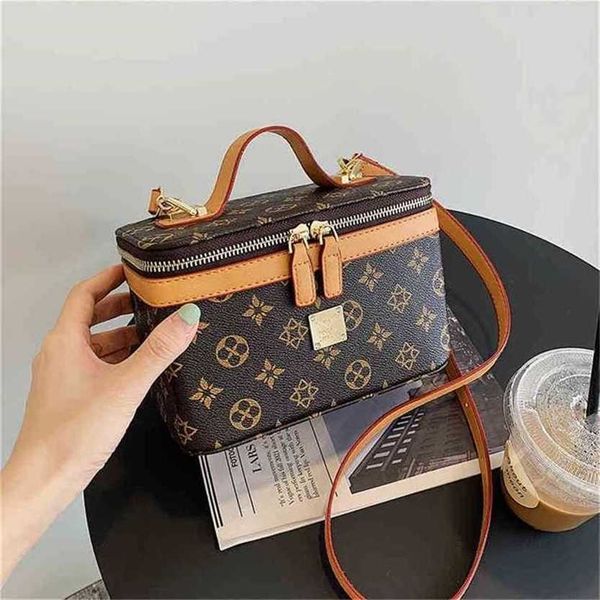 

handbag 2023 fashion women's bag leather quality handbag women's korean version texture shoulder messenger style box bag