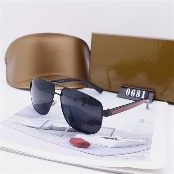 

sunglasses 2023 new overseas men's and women's square sunglasses 0681, White;black