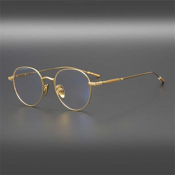 

sunglasses 2023 new japanese carved rosette male handmade fashion star short-sighted anti-blue light frame female, White;black