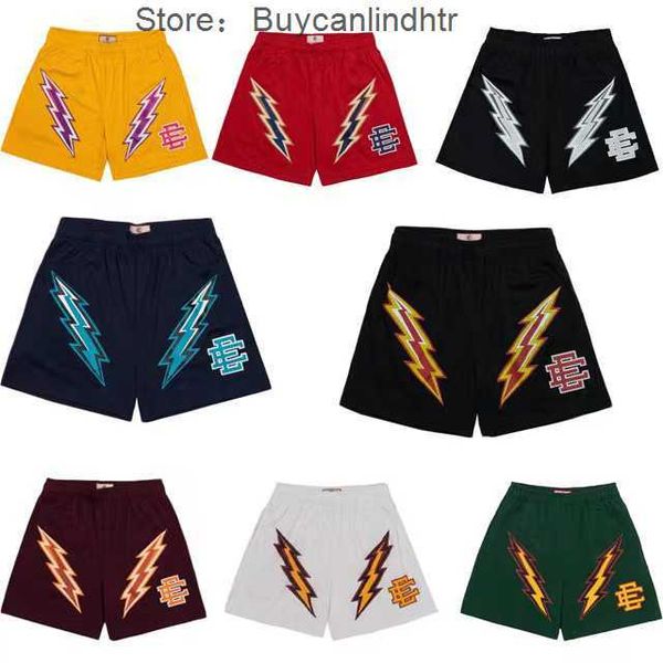 

eric emanuel designer mens shorts ee basic short men womens designers shorts mesh breathable beach pants sports series basketball pant size, White;black