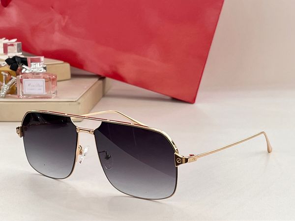 

sunglasses for men and women summer designers 0230s style anti-ultraviolet retro eyewear half frame glasses random box 0230, White;black
