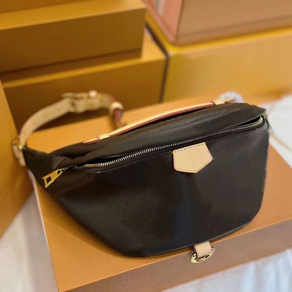 

designer bag backpack handbag fanny pack luxury fashion bags purse shoulde waist fanny pack women classic temperament letter brown