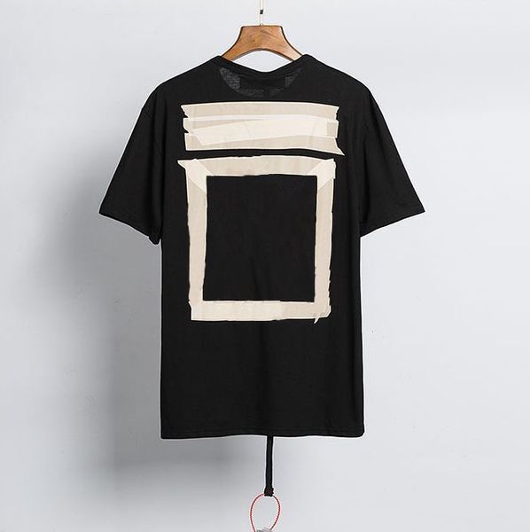 

fashion brand classic mens t shirts loose white black cotton men women t-shirt designers short sleeve letter oil paint tees shirt eur size