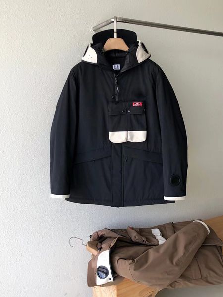 

duyou mens jackets windbreaker zip hooded sunscreen outerwear hip hop designer coats armband fashion spring and autumn waterproof parkas siz, Black;brown