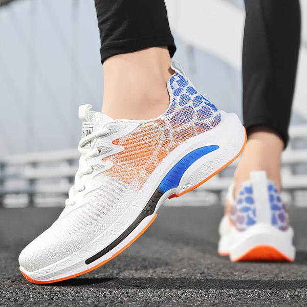 

2023 men women running shoes white blue white orange black blue mens trainers outdoor sneakers size 39-44 color43