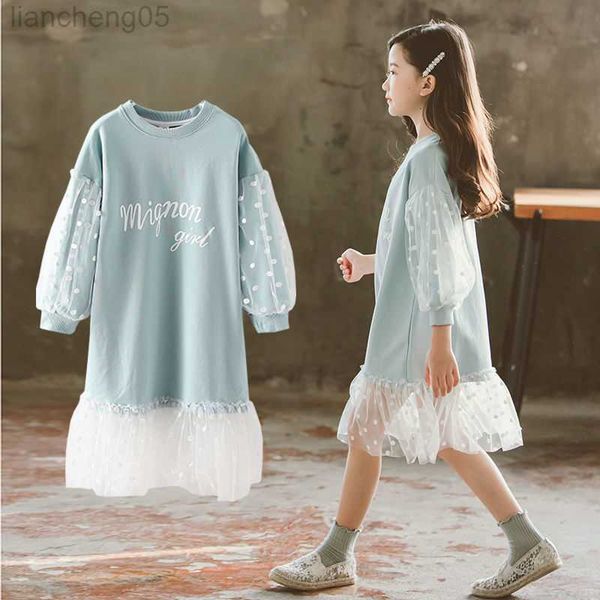 

girl's dresses teenager dress clothes girls dress cotton children long sleeve dress 8 9 11 12 13 long sleeve dress for girls w0314, Red;yellow