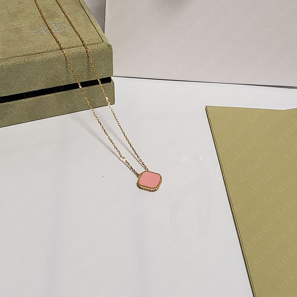 

fashion classic4/four leaf clover necklaces pendants mother-of-pearl stainless steel plated 18k for women&girl valentine's mother', Silver