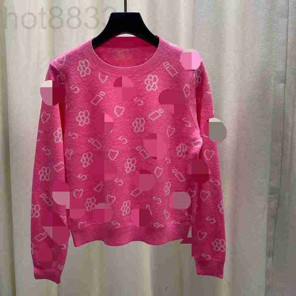 

women's sweaters designer milan runway spring summer brand same style sweater long sleeve crew neck white pink striped pullover womens, White;black