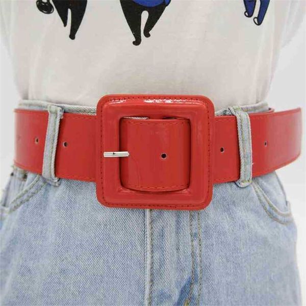 

designer belts 2023 fashion plus size belt wide big shiny patent leather belts for women red waist black ceinture femme taille riem high fac, Silver