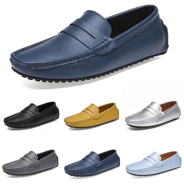 

men casual shoes solid color blacks white breathable silvers taupe dlives deep grey blue yellow jogging walking low soft multi mens sneaker, Black