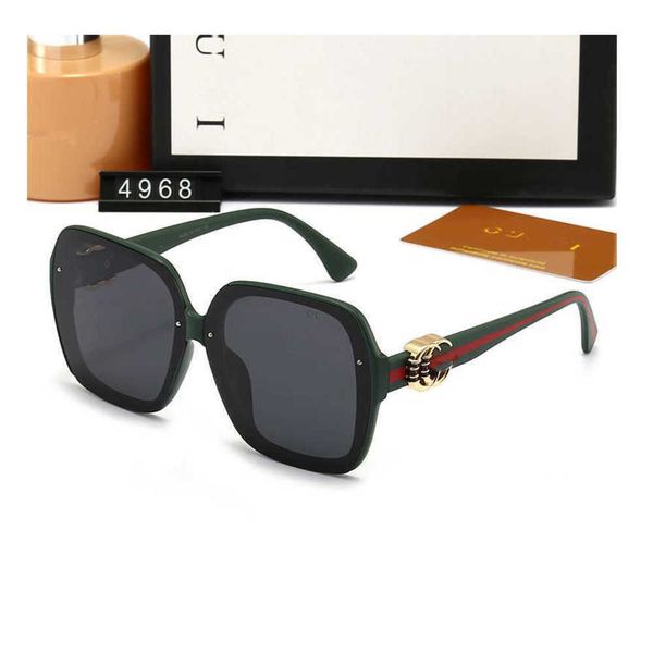 

designer sunglasses gu branded sunglass glasses side logo brand men womens temperament polarized fashion oversized drive channel sunglasses, White;black