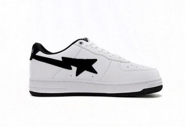 

with box 2023 bapesta running shoes men women white black sports sneaker