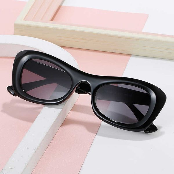 

sunglasses new small frame men's and women's personalized trendy sunglasses net red street shooting glasses, White;black