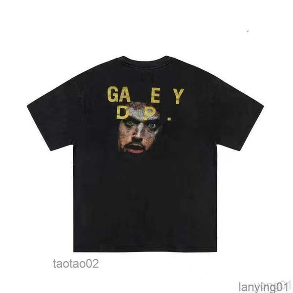 

mens t-shirts galleryes dept designer summer gallary shirt vintage wash do old angel skeleton car graffiti print loose short sleeveyz9itria, White;black