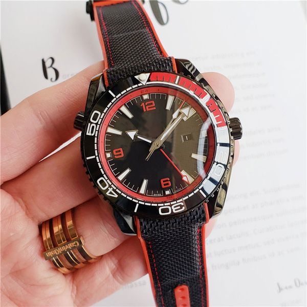 

fashion mens watches 45mm automatic mechanical watch classic wristwatches for men waterproof design wristwatch gift sports style, Slivery;brown