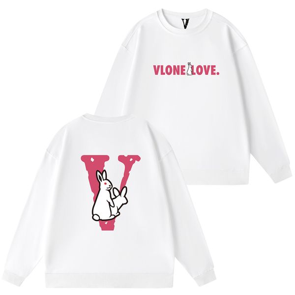 

vlone man hoodies sweatshirts men clothing sweatshirt woman women's usa brand harajuku hip hop friends streetwear boy, Black