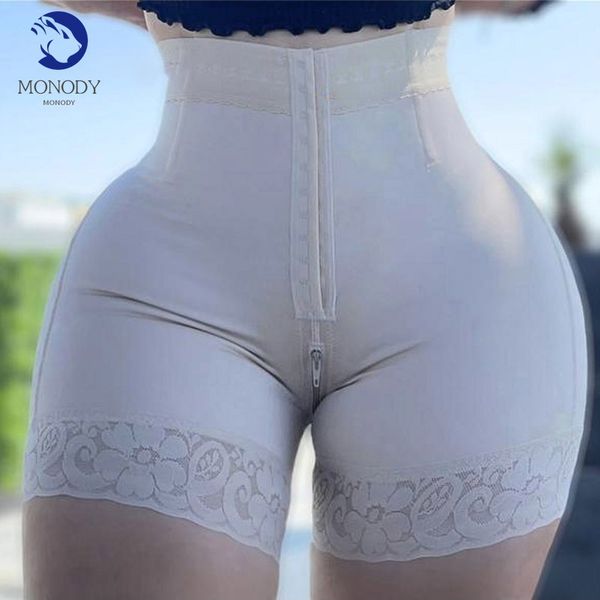 

waist tummy shaper fajas colombianas butt lifter lace high waist booty lifting hip enhancer bodysuit skims slimming underwear women body sha