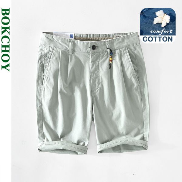 

men's shorts summer men casual cotton made multi-color beach style knee length pants ga-t101 230314, White;black