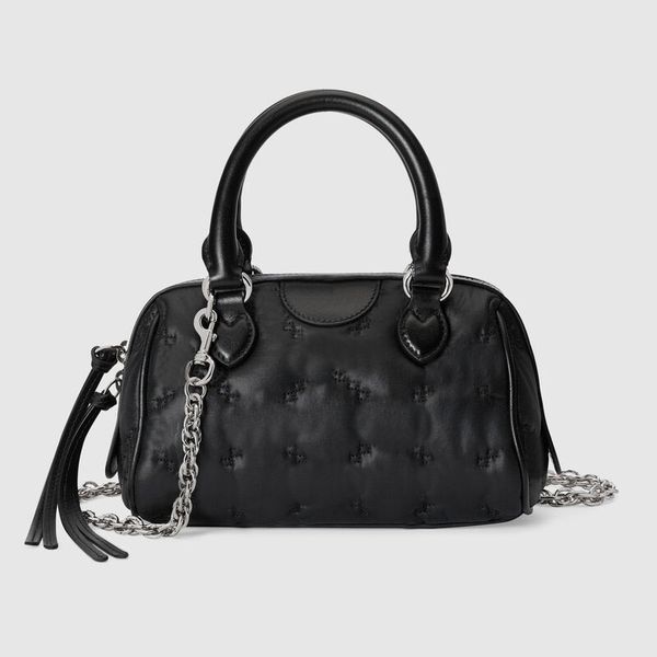 

embossed pillow bag pure color shoulder bags women crossbody handbags silver hardware letter chain zipper closure removable leather wide str