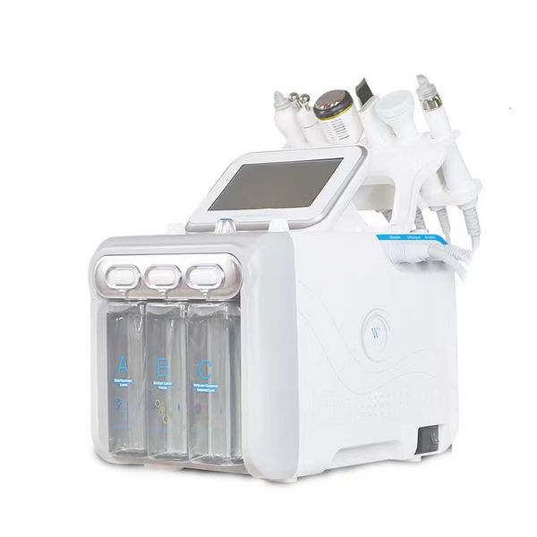 

hydrodermabrasion hydrafacial machine oxygen jet aqua peeling 7 in 1 jet peel facial hydra facials machine hydrafacials machine, Black;white